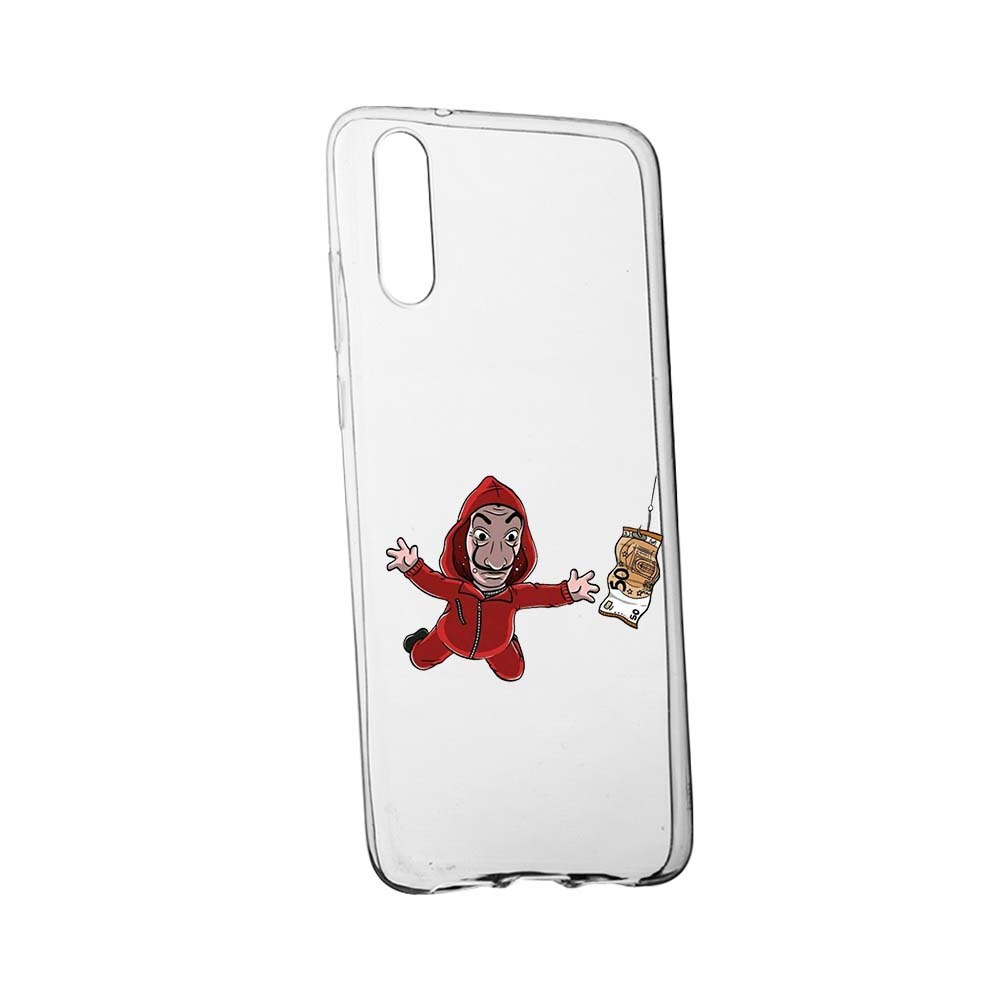 Husa de protectie La Casa de Papel pentru Samsung Galaxy M10, rezistenta la uzura, anti-alunecare, din silicon Premium, 294