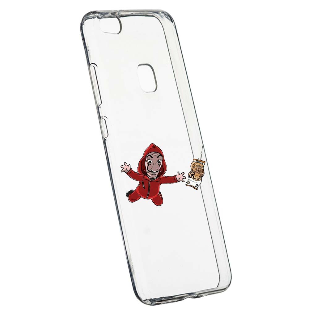 Husa de protectie La Casa de Papel pentru Huawei Honor 8X/ View 10 Lite, rezistenta la uzura, anti-alunecare, din silicon Premium, 294