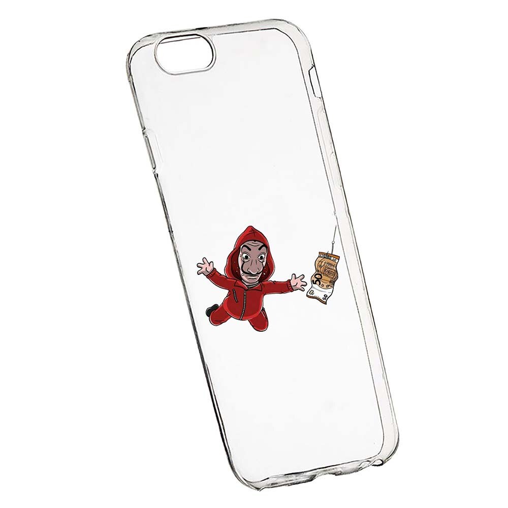 Husa de protectie La Casa de Papel pentru Apple iPhone 7 Plus /8 Plus, rezistenta la uzura, anti-alunecare, din silicon Premium, 294