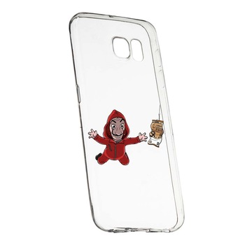 Husa de protectie La Casa de Papel pentru HTC U Ultra, rezistenta la uzura, anti-alunecare, din silicon Premium, 294 Husa de protectie La Casa de Papel pentru HTC U Ultra, rezistenta la uzura, anti-alunecare, din silicon Premium, 294