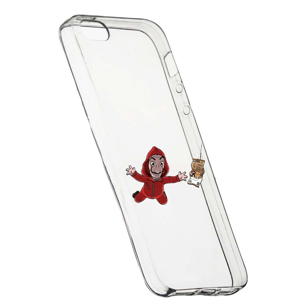 Husa de protectie La Casa de Papel pentru Apple iPhone 5 / 5S / SE, rezistenta la uzura, anti-alunecare, din silicon Premium, 294