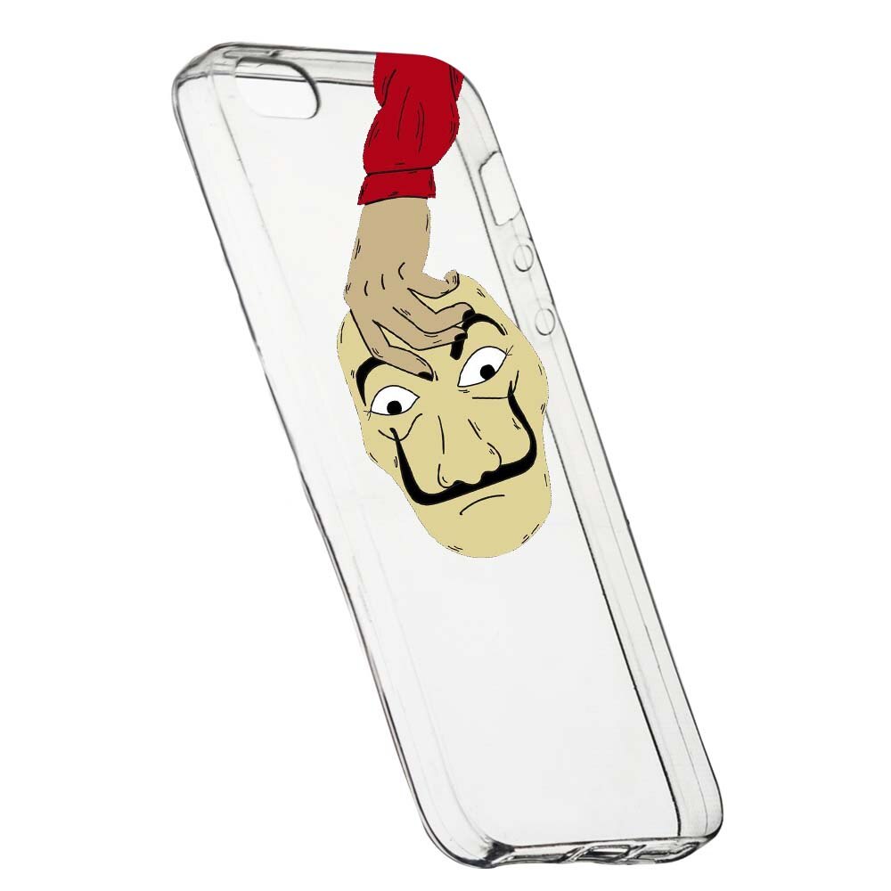 Husa de protectie La Casa de Papel pentru Apple iPhone 5 / 5S / SE, rezistenta la uzura, anti-alunecare, din silicon Premium, 295