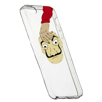 Husa de protectie La Casa de Papel pentru Apple iPhone 5 / 5S / SE, rezistenta la uzura, anti-alunecare, din silicon Premium, 295 Husa de protectie La Casa de Papel pentru Apple iPhone 5 / 5S / SE, rezistenta la uzura, anti-alunecare, din silicon Premium, 295