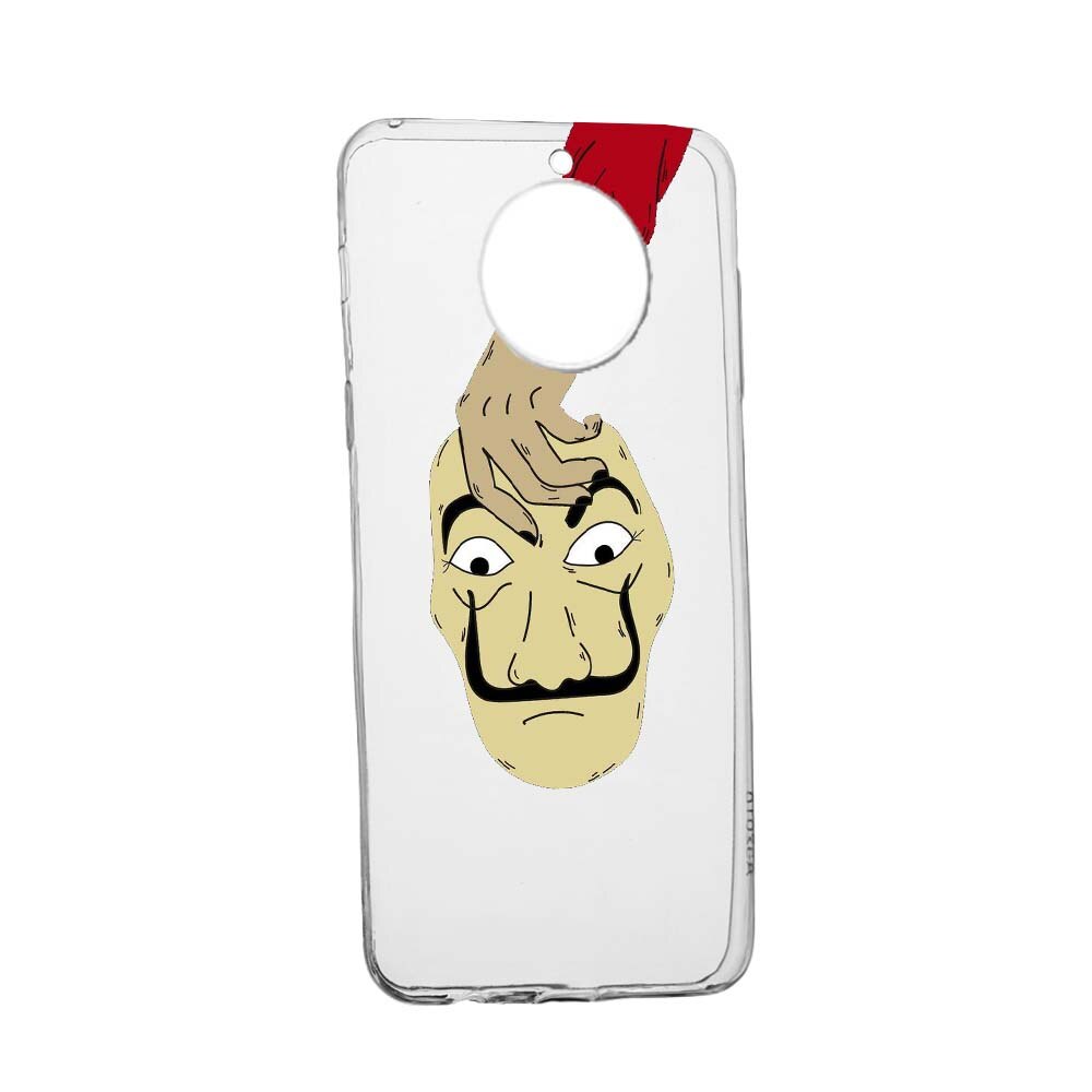 Husa de protectie La Casa de Papel pentru Motorola Moto G7, rezistenta la uzura, anti-alunecare, din silicon Premium, 295