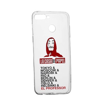 Husa de protectie La Casa de Papel pentru Xiaomi Redmi Note 7, rezistenta la uzura, anti-alunecare, din silicon Premium, 296 Husa de protectie La Casa de Papel pentru Xiaomi Redmi Note 7, rezistenta la uzura, anti-alunecare, din silicon Premium, 296