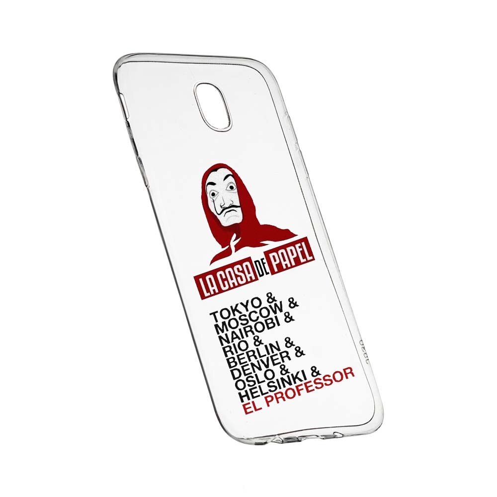 Husa de protectie La Casa de Papel pentru HTC U Play, rezistenta la uzura, anti-alunecare, din silicon Premium, 296