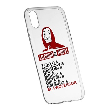 Husa de protectie La Casa de Papel pentru Sony XA1, rezistenta la uzura, anti-alunecare, din silicon Premium, 296 Husa de protectie La Casa de Papel pentru Sony XA1, rezistenta la uzura, anti-alunecare, din silicon Premium, 296