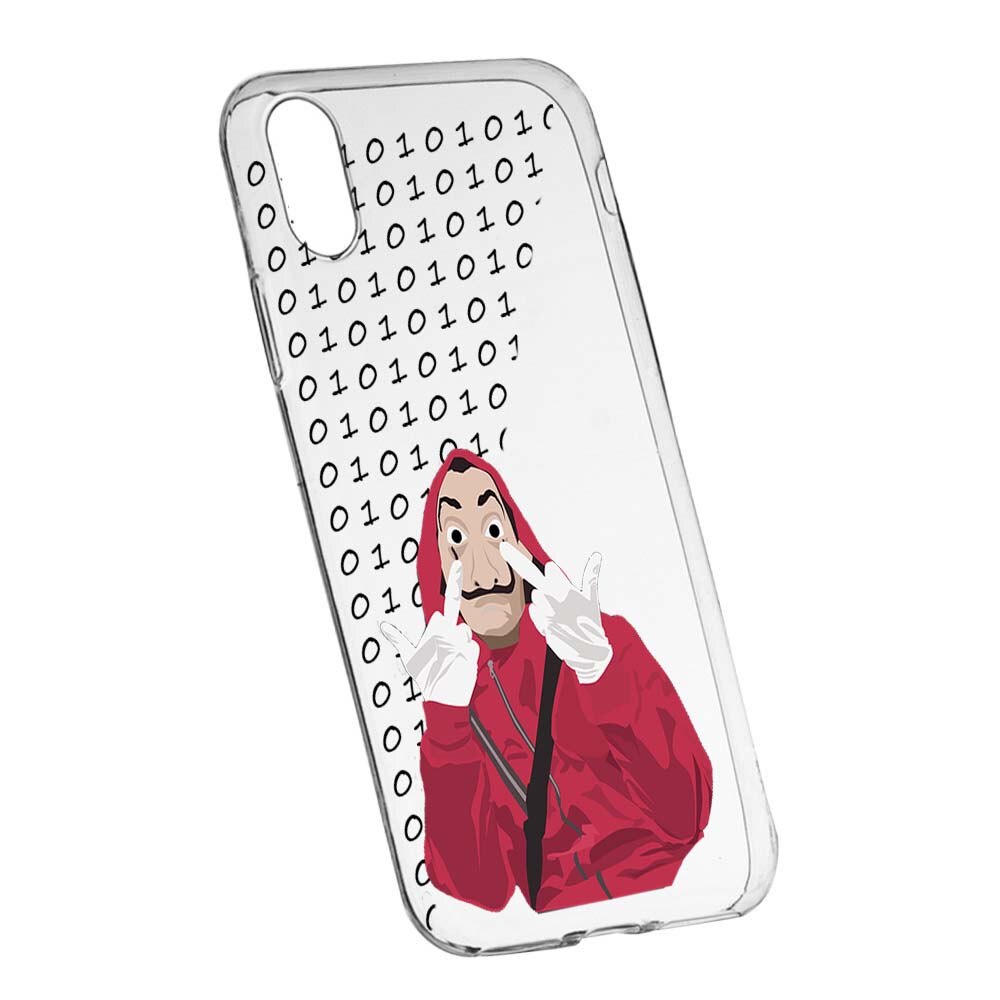 Husa de protectie La Casa de Papel pentru Apple iPhone XR, rezistenta la uzura, anti-alunecare, din silicon Premium, 297