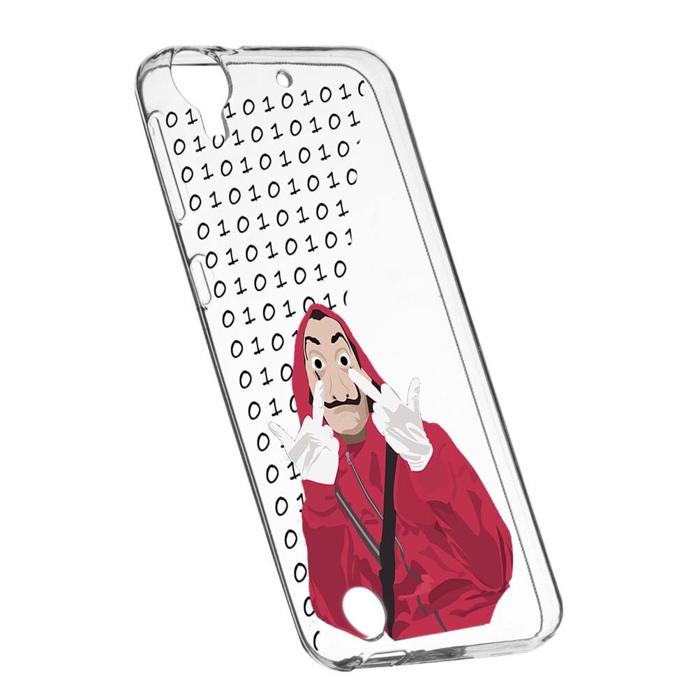 Husa de protectie La Casa de Papel pentru HTC Desire 825/10 Lifestyle, rezistenta la uzura, anti-alunecare, din silicon Premium, 297