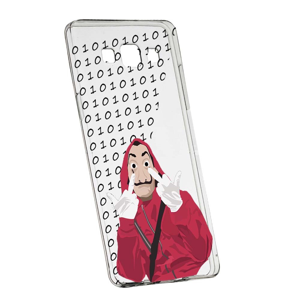 Husa de protectie La Casa de Papel pentru Samsung Galaxy J3 2016, rezistenta la uzura, anti-alunecare, din silicon Premium, 297