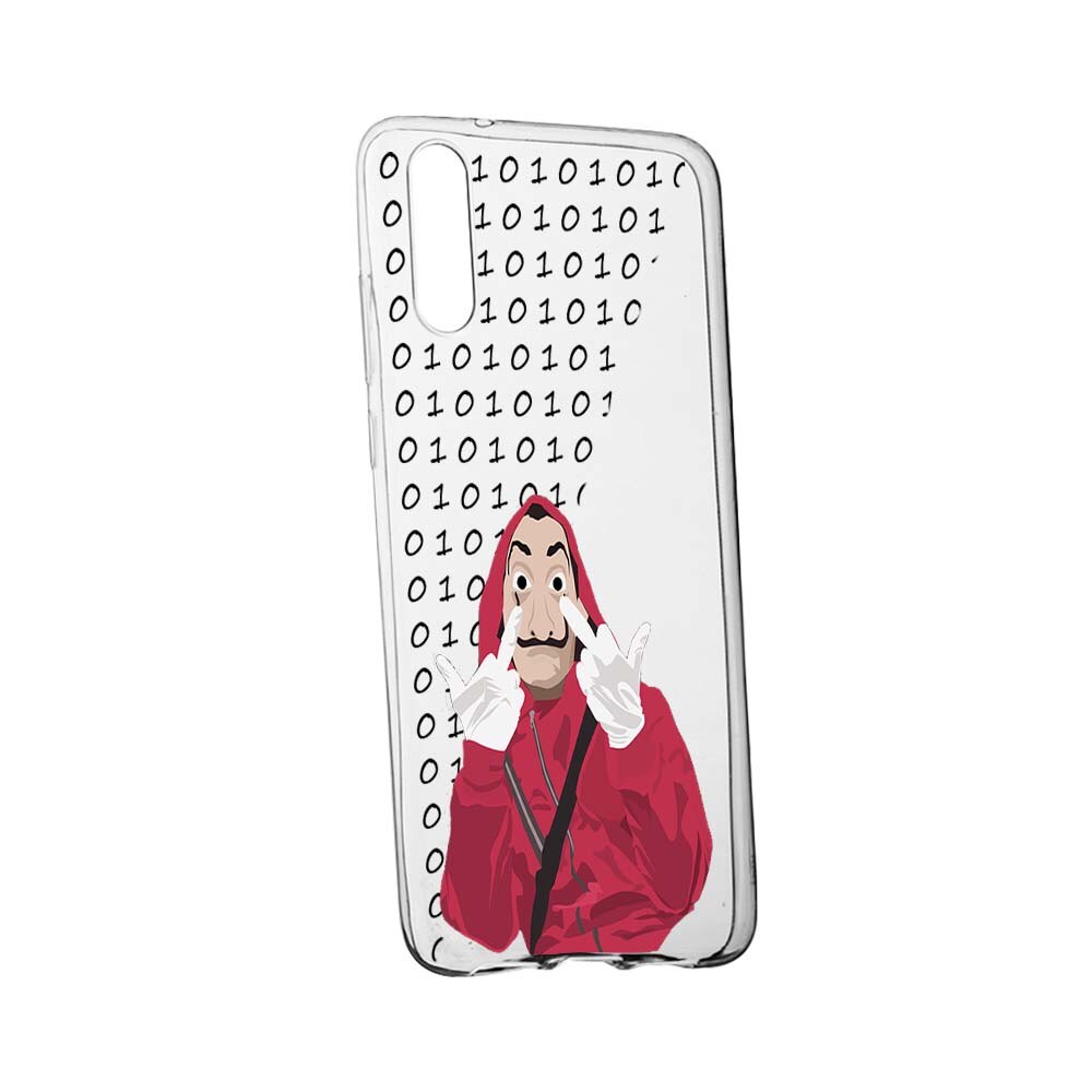 Husa de protectie La Casa de Papel pentru Huawei P30, rezistenta la uzura, anti-alunecare, din silicon Premium, 297