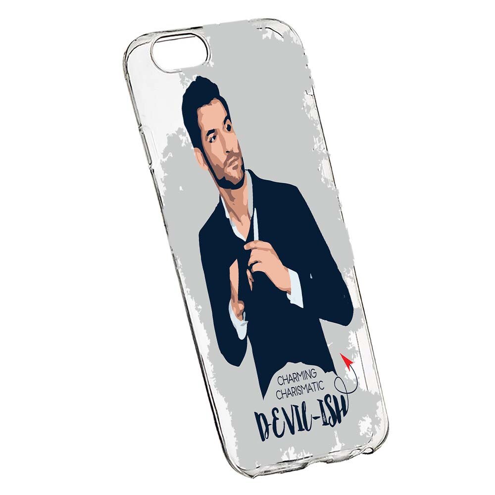 Husa de protectie Lucifer pentru Apple iPhone 6 Plus / 6S Plus, rezistenta la uzura, anti-alunecare, din silicon Premium, 299