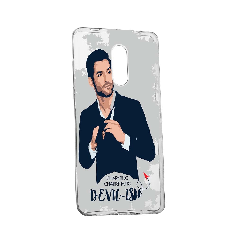 Husa de protectie Lucifer pentru LG Q7, rezistenta la uzura, anti-alunecare, din silicon Premium, 299