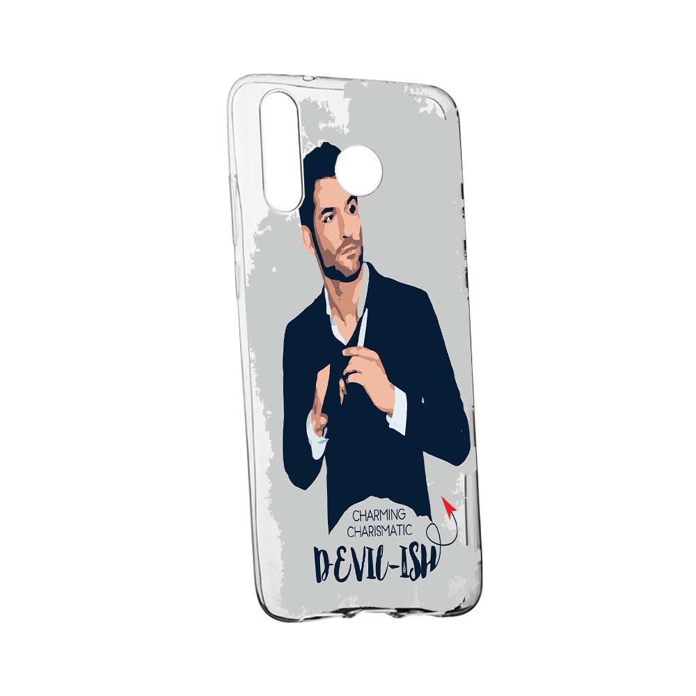 Husa de protectie Lucifer pentru Samsung Galaxy A60, rezistenta la uzura, anti-alunecare, din silicon Premium, 299