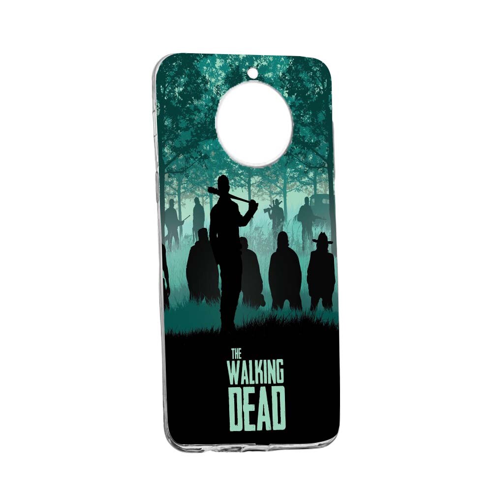 Husa de protectie The Walking Dead pentru Motorola MOTO G6 PLUS, rezistenta la uzura, anti-alunecare, din silicon Premium, 300