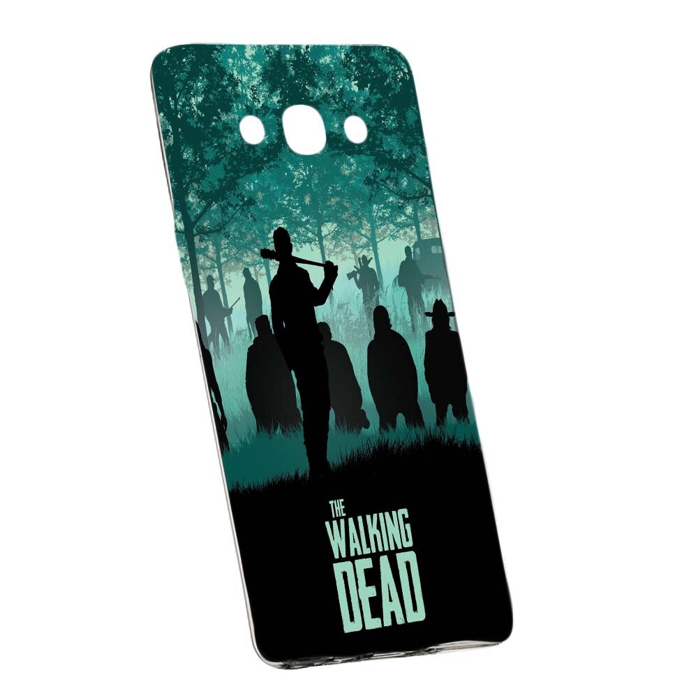 Husa de protectie The Walking Dead pentru Samsung Galaxy A3, rezistenta la uzura, anti-alunecare, din silicon Premium, 300