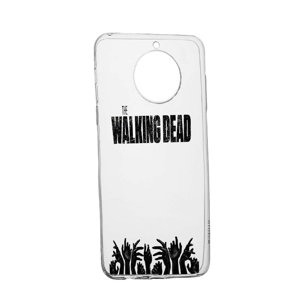 Husa de protectie The Walking Dead pentru Motorola Moto E5 Plus, rezistenta la uzura, anti-alunecare, din silicon Premium, 301