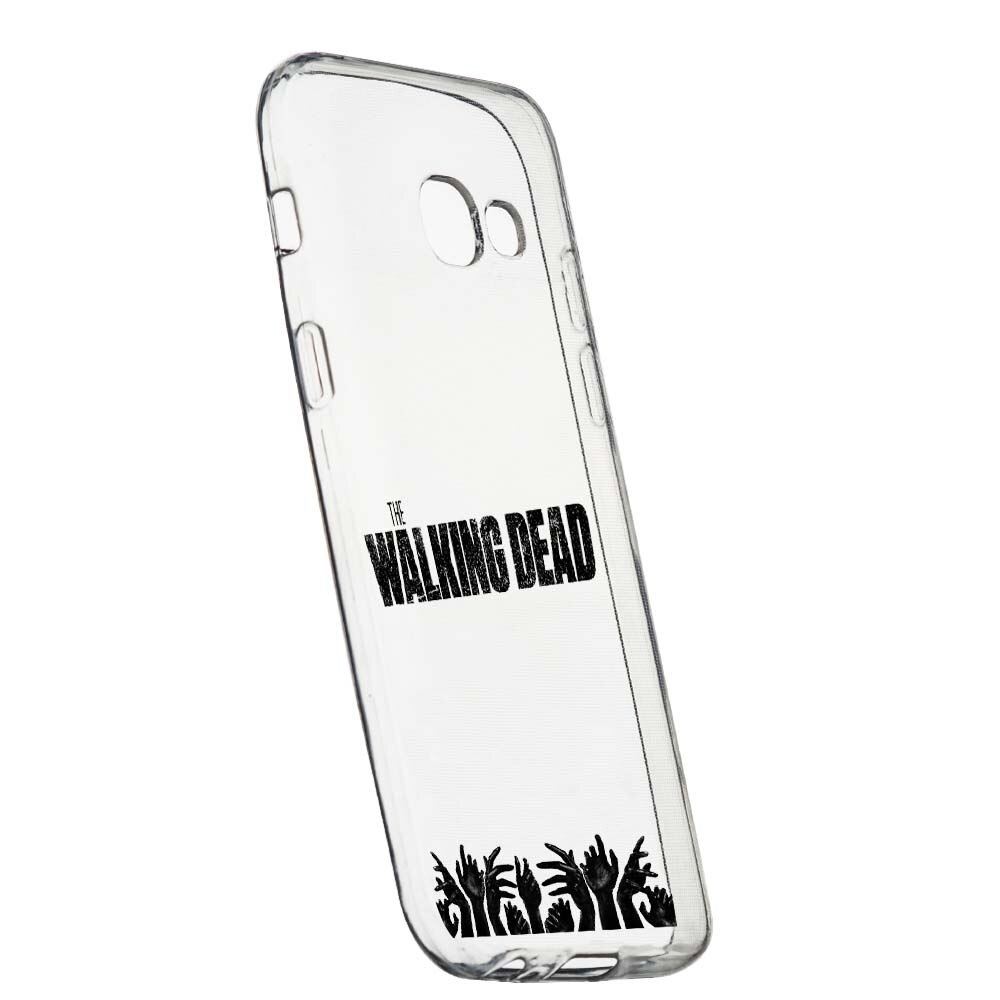 Husa de protectie The Walking Dead pentru Samsung Galaxy Xcover 4, rezistenta la uzura, anti-alunecare, din silicon Premium, 301
