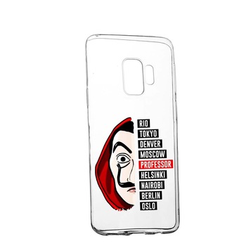 Husa de protectie La Casa de Papel pentru Samsung Galaxy J4 2018, rezistenta la uzura, anti-alunecare, din silicon Premium, 302 Husa de protectie La Casa de Papel pentru Samsung Galaxy J4 2018, rezistenta la uzura, anti-alunecare, din silicon Premium, 302