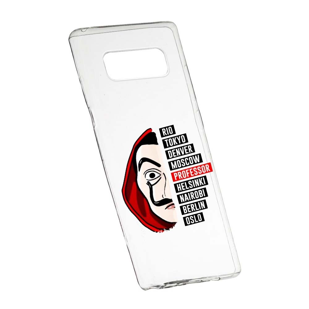 Husa de protectie La Casa de Papel pentru Samsung Galaxy Note 9, rezistenta la uzura, anti-alunecare, din silicon Premium, 302