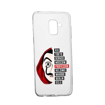 Husa de protectie La Casa de Papel pentru Samsung Galaxy A6 2018, rezistenta la uzura, anti-alunecare, din silicon Premium, 302 Husa de protectie La Casa de Papel pentru Samsung Galaxy A6 2018, rezistenta la uzura, anti-alunecare, din silicon Premium, 302