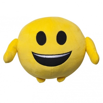 Jucarie de plus Emoji Emoticon (Happy Face) 18 cm Jucarie de plus Emoji Emoticon (Happy Face) 18 cm