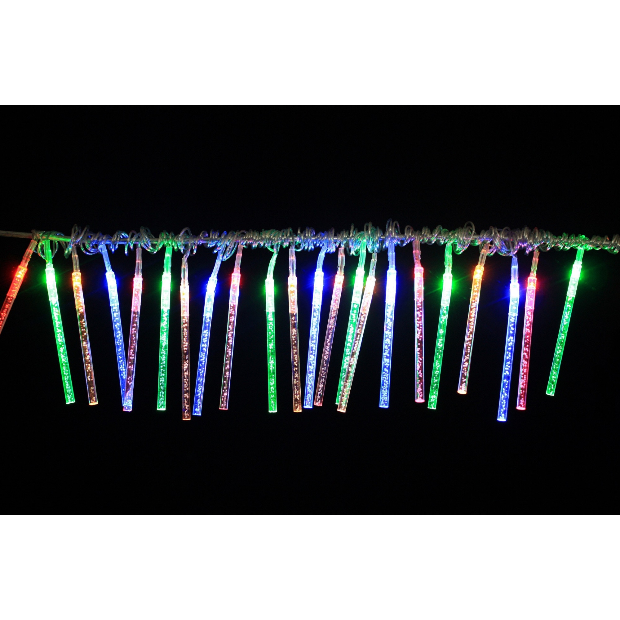 Instalatie brad Craciun LikeSmart, 50 LED-uri multicolore, 4.9 metri, controler, interior / exterior