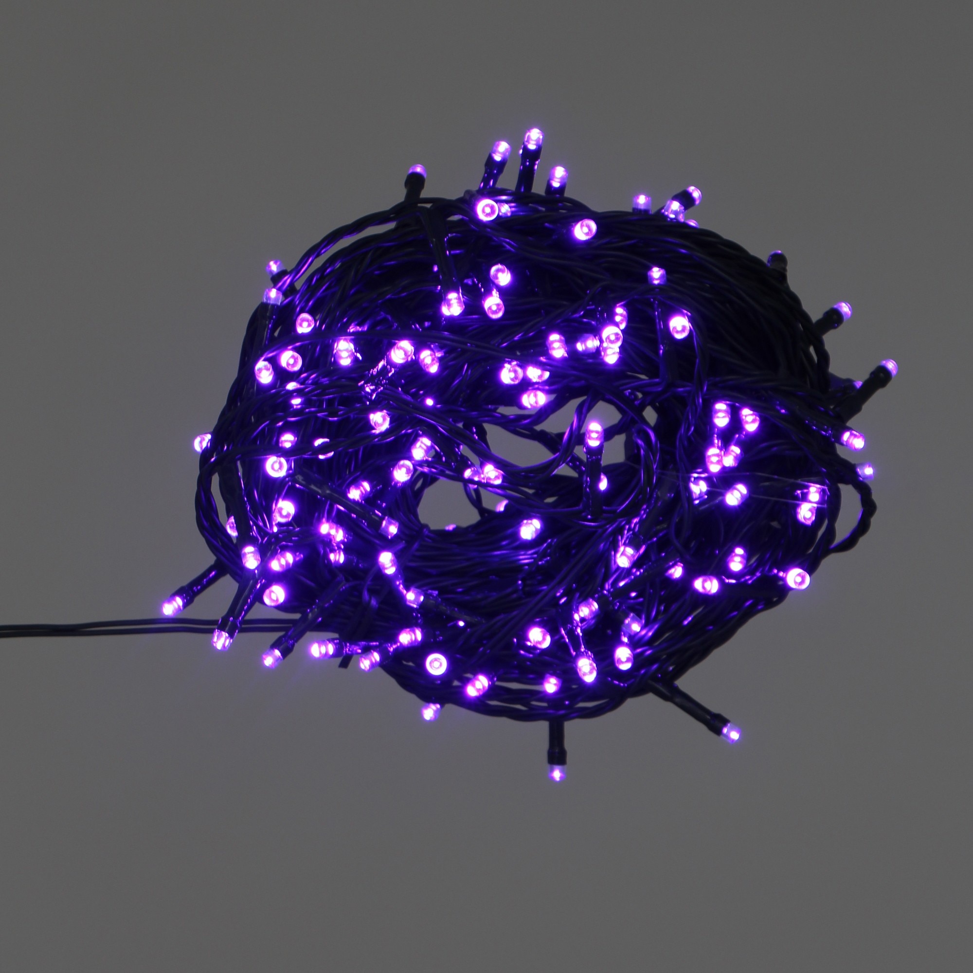 Instalatie brad Craciun LikeSmart, 240 LED-uri violet, 23.9 m, controler, interior / exterior