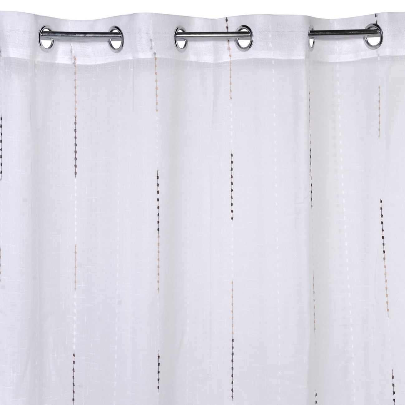 Perdea iMKⓇ, Deisgn modern cu inele de prindere, Ideala pentru orice anotimp. 140x250 cm, VD