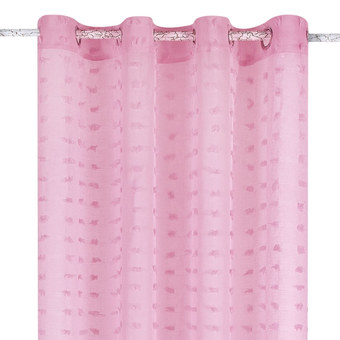 Perdea iMKⓇ, Deisgn modern cu ciucuri, Ideala pentru orice anotimp 140x250 cm, VD