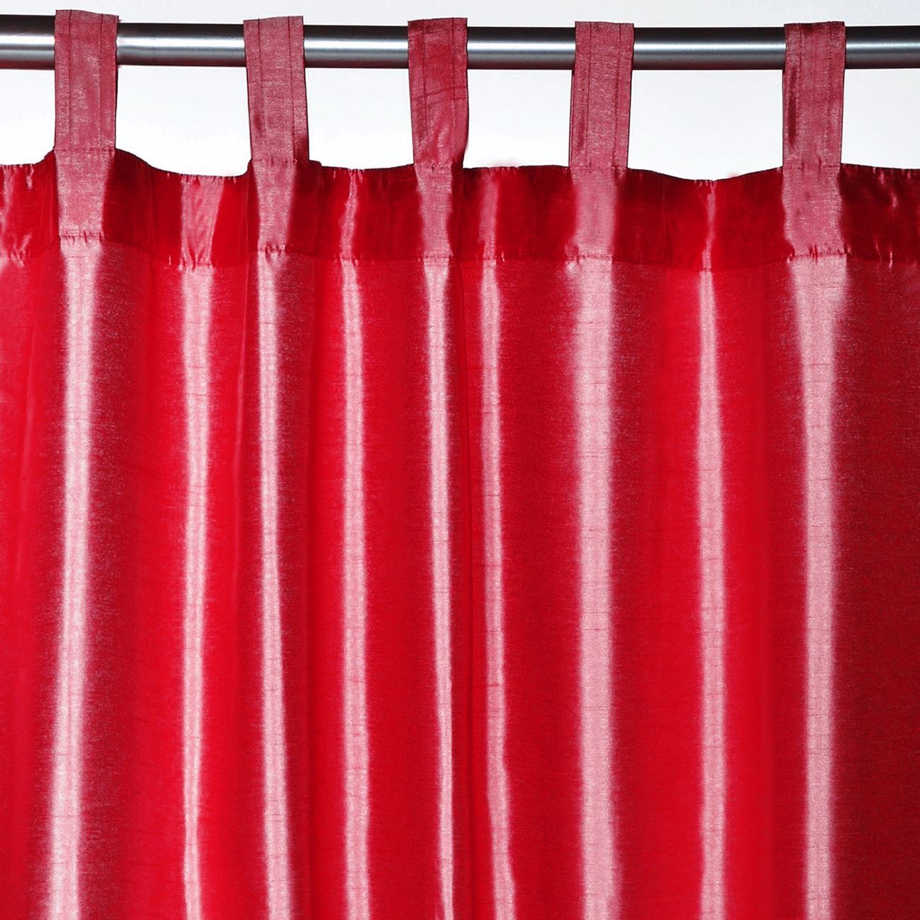 Perdea iMKⓇ, Deisgn modern cu bride, Bordeaux, 140 x 260 cm, VD