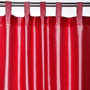 Perdea iMKⓇ, Deisgn modern cu bride, Bordeaux, 140 x 260 cm, VD Perdea iMKⓇ, Deisgn modern cu bride, Bordeaux, 140 x 260 cm, VD