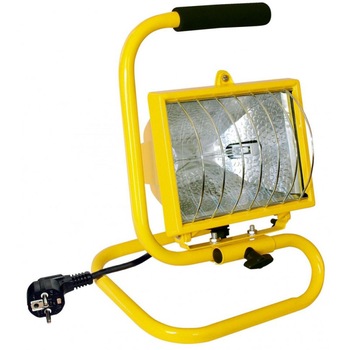 Reflector halogen pentru exterior, portabil, 400W Home FLH 500/YE Reflector halogen pentru exterior, portabil, 400W Home FLH 500/YE