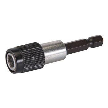 Adaptor bit , magnetic, 60mm, 1/4 HEX, eliberare bit rapida, Silverline Adaptor bit , magnetic, 60mm, 1/4 HEX, eliberare bit rapida, Silverline
