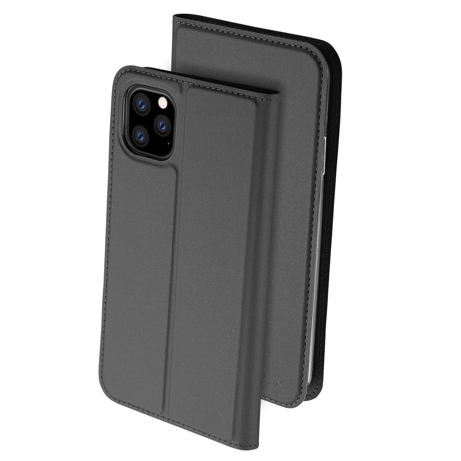 Husa book Nevox Vario pentru Apple iPhone 11 Pro Max, Basalt Grey