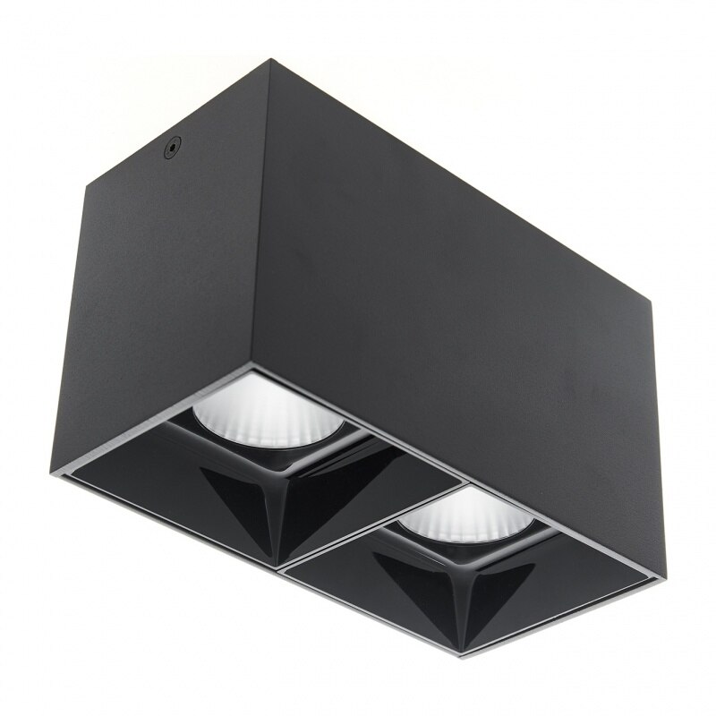 Spot aplicat, Negru, led 20w, 4000k, 2039 bk