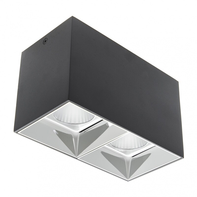 Rama aplicata, Negru/Crom, led 20w, 4000k, 2039 sl