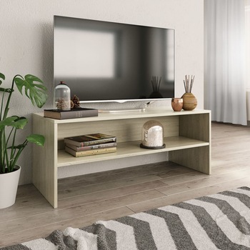 Comoda TV Sonoma, vidaXL, PAL, Maro, 100 x 40 x 40 cm Comoda TV Sonoma, vidaXL, PAL, Maro, 100 x 40 x 40 cm