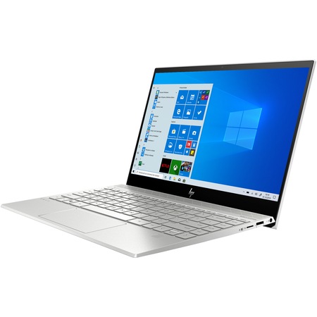 Laptop ultraportabil HP ENVY 13-aq1007nq cu procesor Intel® Core™ i7-10510U pana la 4.90 GHz Comet Lake, 13.3",Full HD, IPS, 8GB, 256GB SSD, Nvidia GeForce MX250 2GB, Windows 10 Home, Natural silver