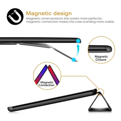 Husa Book Cover compatibila cu Samsung Galaxy Tab A 10.1" 2019, inchidere magnetica