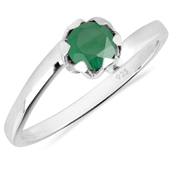 Inel argint Roxelana, 925, cu agat verde - IVA0071 - BeSpecial 12618