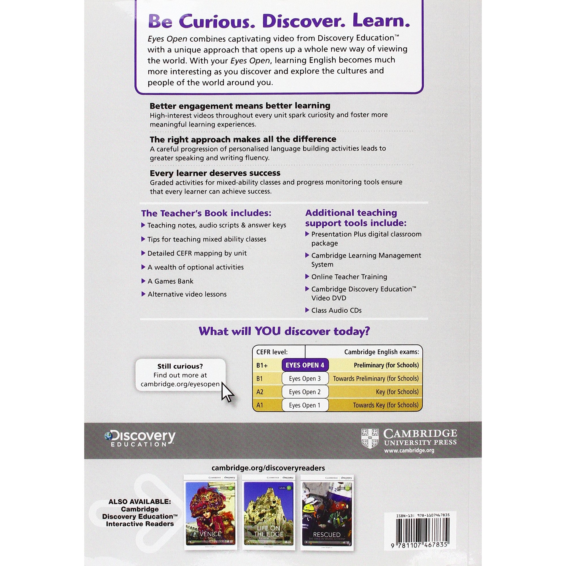 Eyes Open Level 4, Teacher's Book, Garan Holcombe