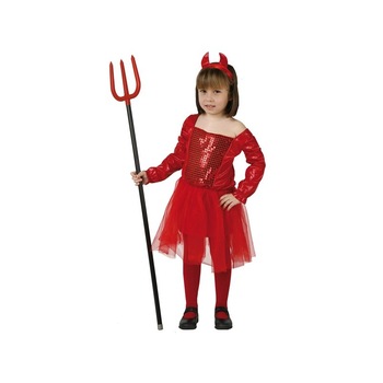 Costum Diavolita pentru copii , Glitter Teufelin, 3 - 4 ani Costum Diavolita pentru copii , Glitter Teufelin, 3 - 4 ani