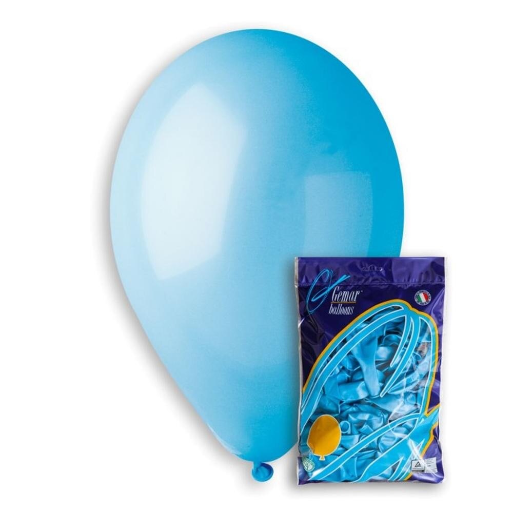 Baloane latex albastre decor 26 cm, Radar, 25 buc