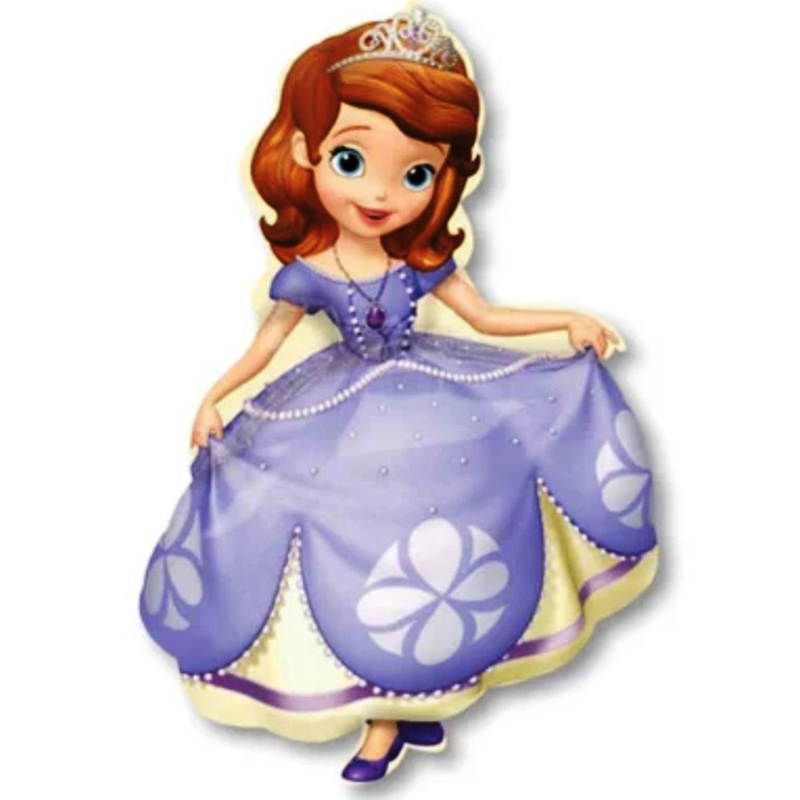 Princess Sofia fólia lufi, 90*60 cm