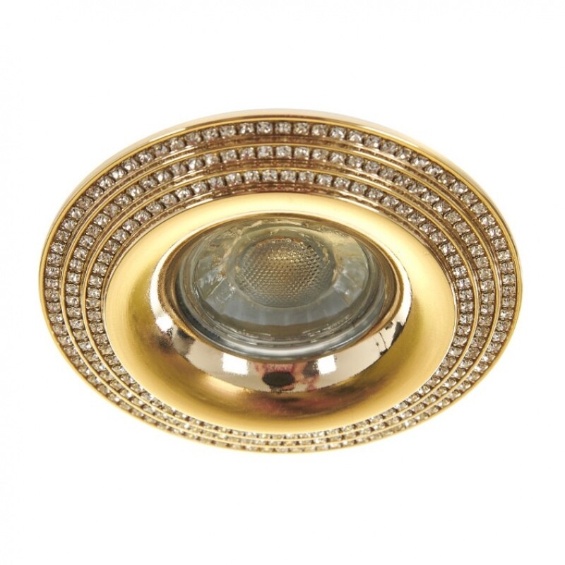 Spot incastrabil, Auriu, 1xGU10, 2025 gd