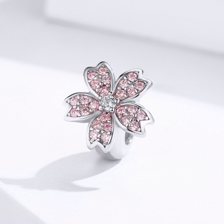 Talisman din argint Cherry Blossom