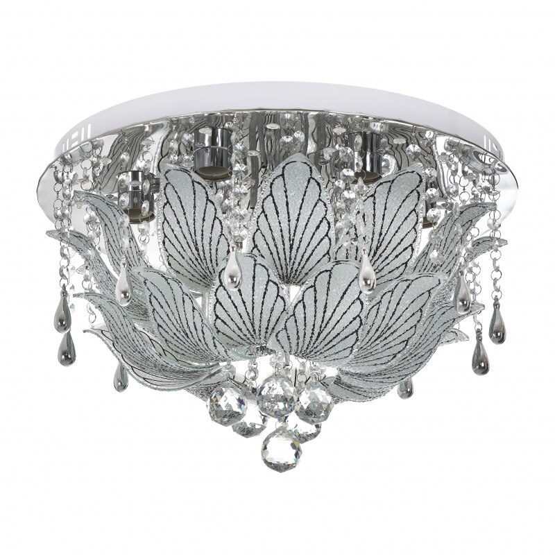 Plafoniera, Crom, EL 1831/50 CH, 6xE27+LED RGB