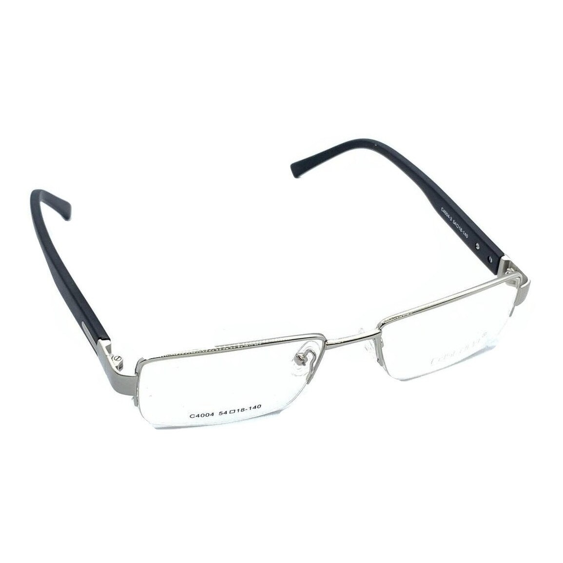 Rame ochelari de vedere, Cascada, Barbat, C4004, 54mm, Argintiu/Negru