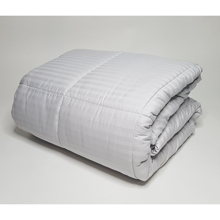 Pilota iarna matlasata, Ralex Pucioasa, 160 x 210 cm, umplutura lana, gri Antracit